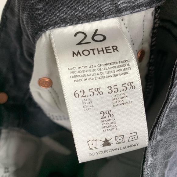MOTHER looker washed black jeans✨sz26 - Picture 8 of 8